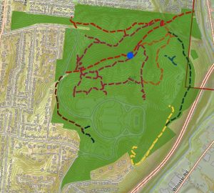 Valley Trail bridge removal map